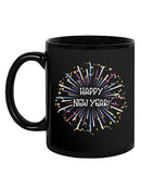 Happy New Year Fireworks Mug -SPIdeals Designs
