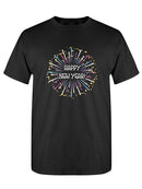 Happy New Year Fireworks T-shirt -SPIdeals Designs