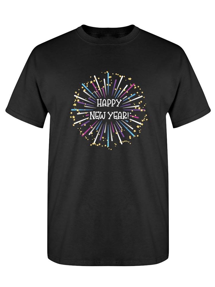 Happy New Year Fireworks T-shirt -SPIdeals Designs