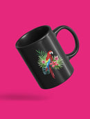 Parrot With Plants Mug -SPIdeals Designs