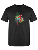 Parrot With Plants T-shirt -SPIdeals Designs