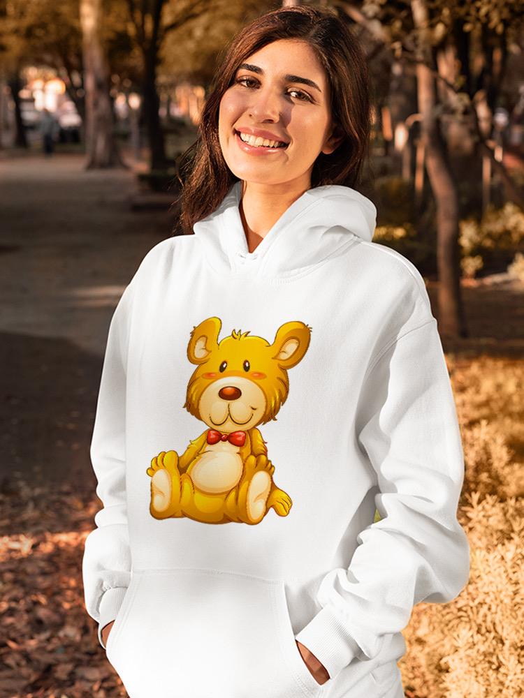 Sitting Teddy Bear Hoodie or Sweatshirt -SPIdeals Designs