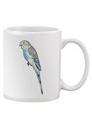 Yellow Face Blue Wavy Parrot    Mug -SPIdeals Designs