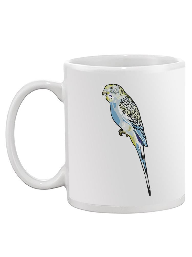 Yellow Face Blue Wavy Parrot    Mug -SPIdeals Designs