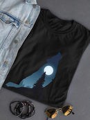 Howling Wolf Forest T-shirt -SPIdeals Designs