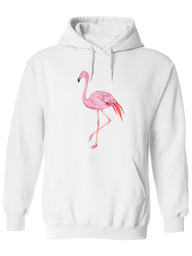 Cute Pink Flamingo Hoodie or Sweatshirt -SPIdeals Designs