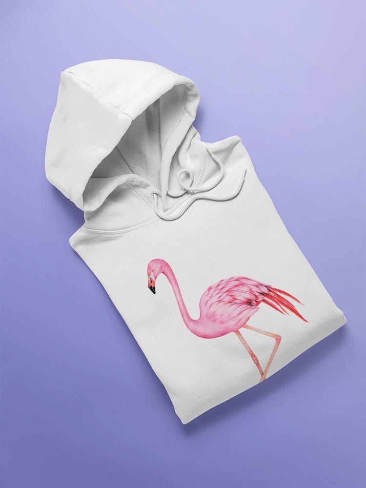 Cute Pink Flamingo Hoodie or Sweatshirt -SPIdeals Designs