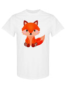 Cute Fox Sitting T-shirt -SPIdeals Designs