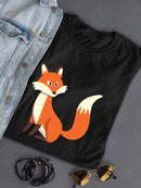 Sitting Fox T-shirt -SPIdeals Designs