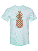 Copper Pineapple Tie Dye Tee -SPIdeals Designs