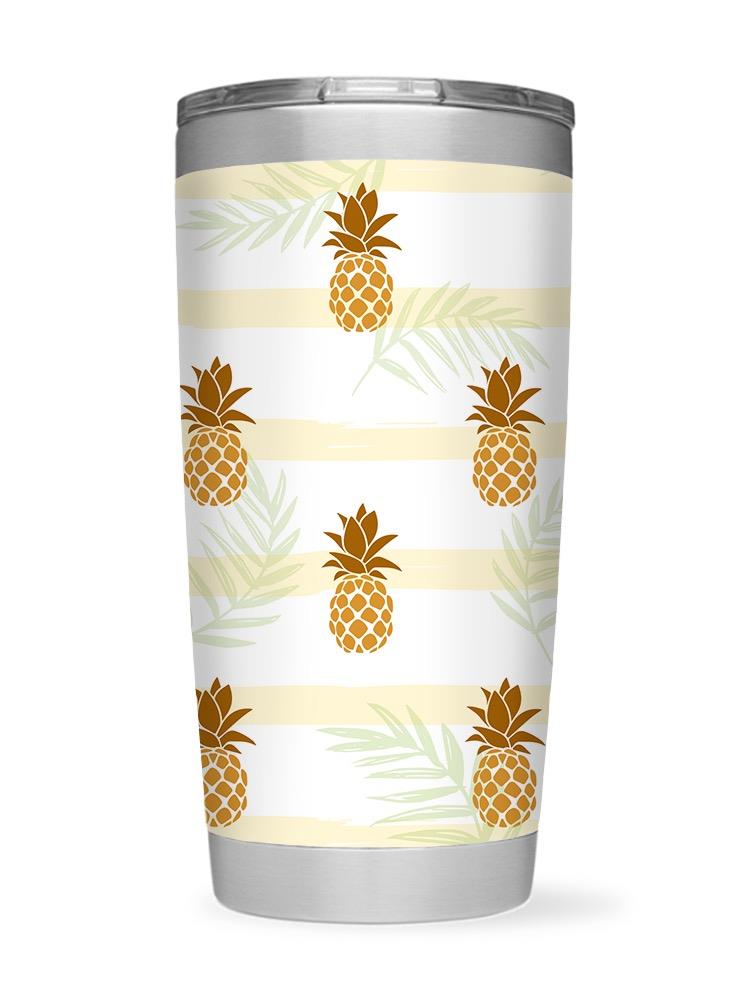 Golden Pineapples Tumbler -SPIdeals Designs
