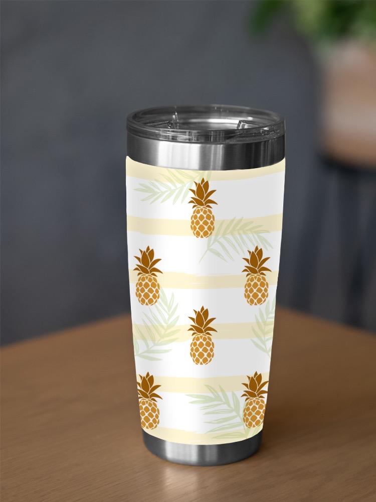 Golden Pineapples Tumbler -SPIdeals Designs