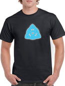 Blue Shaped Art T-shirt -SPIdeals Designs