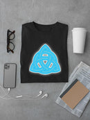 Blue Shaped Art T-shirt -SPIdeals Designs