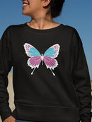 Bright Butterfly Hoodie or Sweatshirt -SPIdeals Designs
