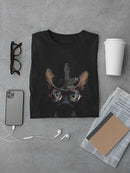 Cat With Hat And Glasses T-shirt -SPIdeals Designs