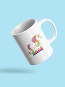 Unicorn On A Rainbow Mug -SPIdeals Designs