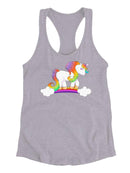 Unicorn On A Rainbow T-shirt -SPIdeals Designs