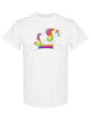 Unicorn On A Rainbow T-shirt -SPIdeals Designs