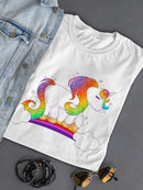 Unicorn On A Rainbow T-shirt -SPIdeals Designs