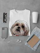 Cute Dog With A Bow Tie T-shirt -SPIdeals Designs