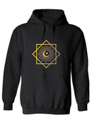 Crescent Moon With Shapes Hoodie or Sweatshirt -SPIdeals Designs