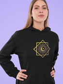 Crescent Moon With Shapes Hoodie or Sweatshirt -SPIdeals Designs