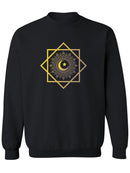 Crescent Moon With Shapes Hoodie or Sweatshirt -SPIdeals Designs
