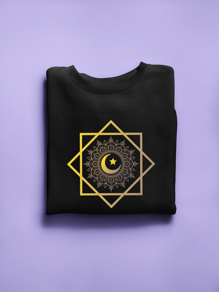 Crescent Moon With Shapes Hoodie or Sweatshirt -SPIdeals Designs