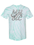 Music Piano Tie Dye Tee -SPIdeals Designs