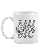 Music Piano Mug -SPIdeals Designs