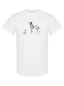 Dalmatian And Chihuahua T-shirt -SPIdeals Designs