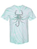 Scorpion Sketch Tie Dye Tee -SPIdeals Designs