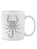 Scorpion Sketch Mug -SPIdeals Designs