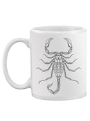Scorpion Sketch Mug -SPIdeals Designs