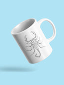Scorpion Sketch Mug -SPIdeals Designs