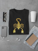 Gold Scorpion T-shirt -SPIdeals Designs
