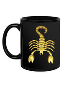 Gold Scorpion Mug -SPIdeals Designs