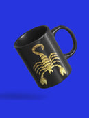 Gold Scorpion Mug -SPIdeals Designs
