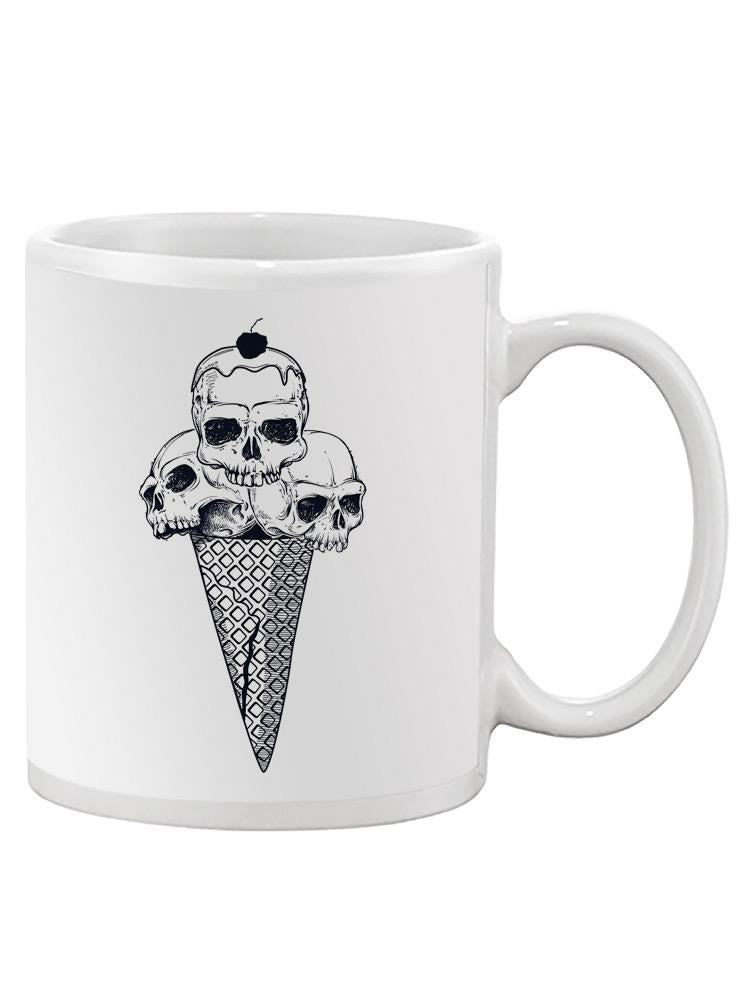 Ice Cream Cone Skulls Mug -SPIdeals Designs