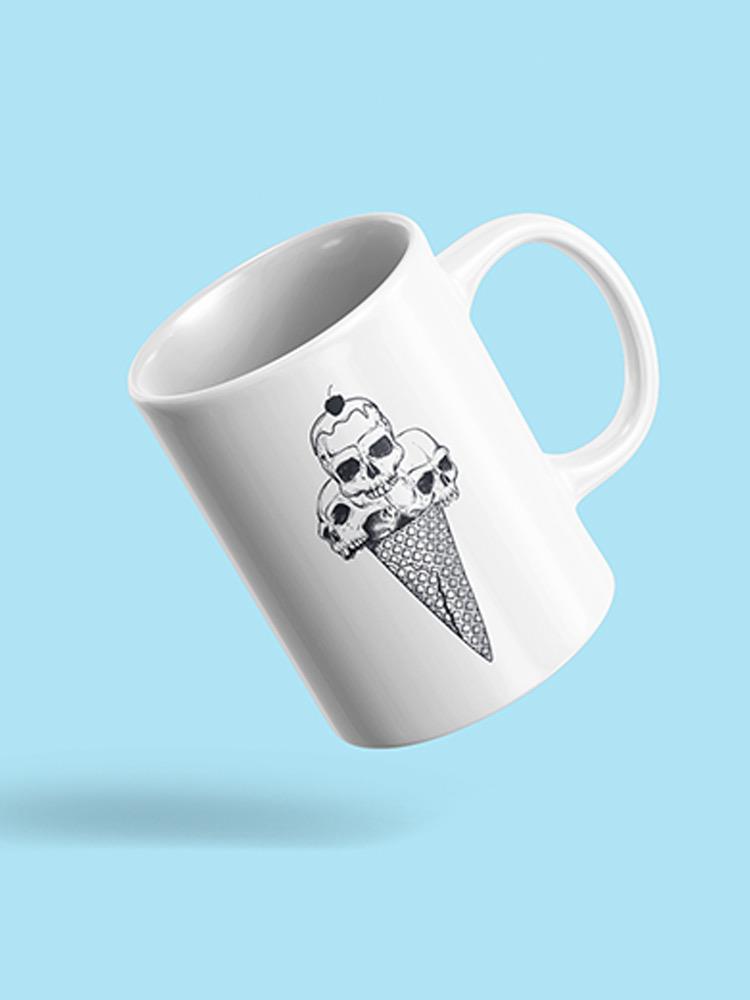 Ice Cream Cone Skulls Mug -SPIdeals Designs