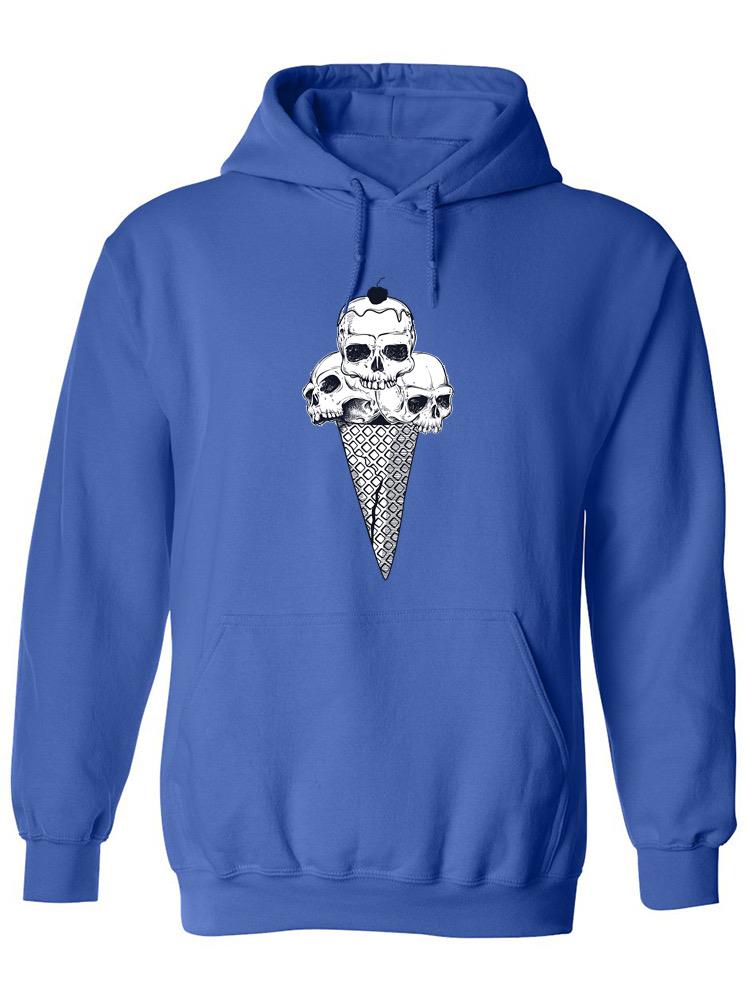 Ice Cream Cone Skulls Hoodie -SPIdeals Designs