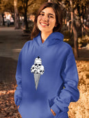 Ice Cream Cone Skulls Hoodie -SPIdeals Designs