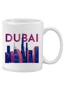 Dubai Cityscape. Mug -SPIdeals Designs