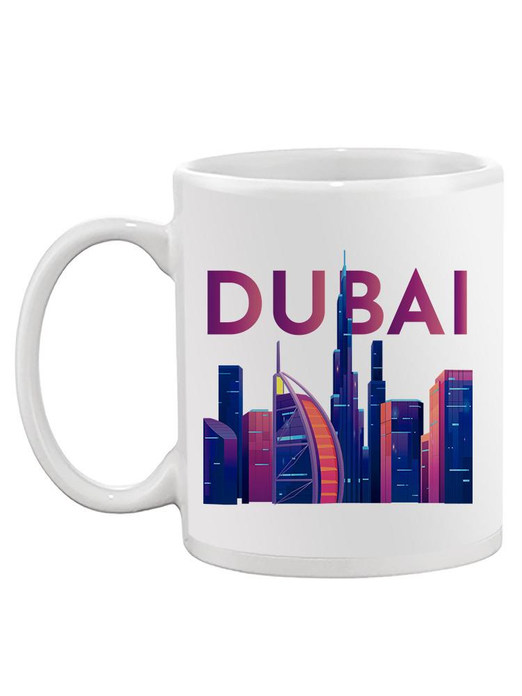 Dubai Cityscape. Mug -SPIdeals Designs