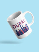 Dubai Cityscape. Mug -SPIdeals Designs