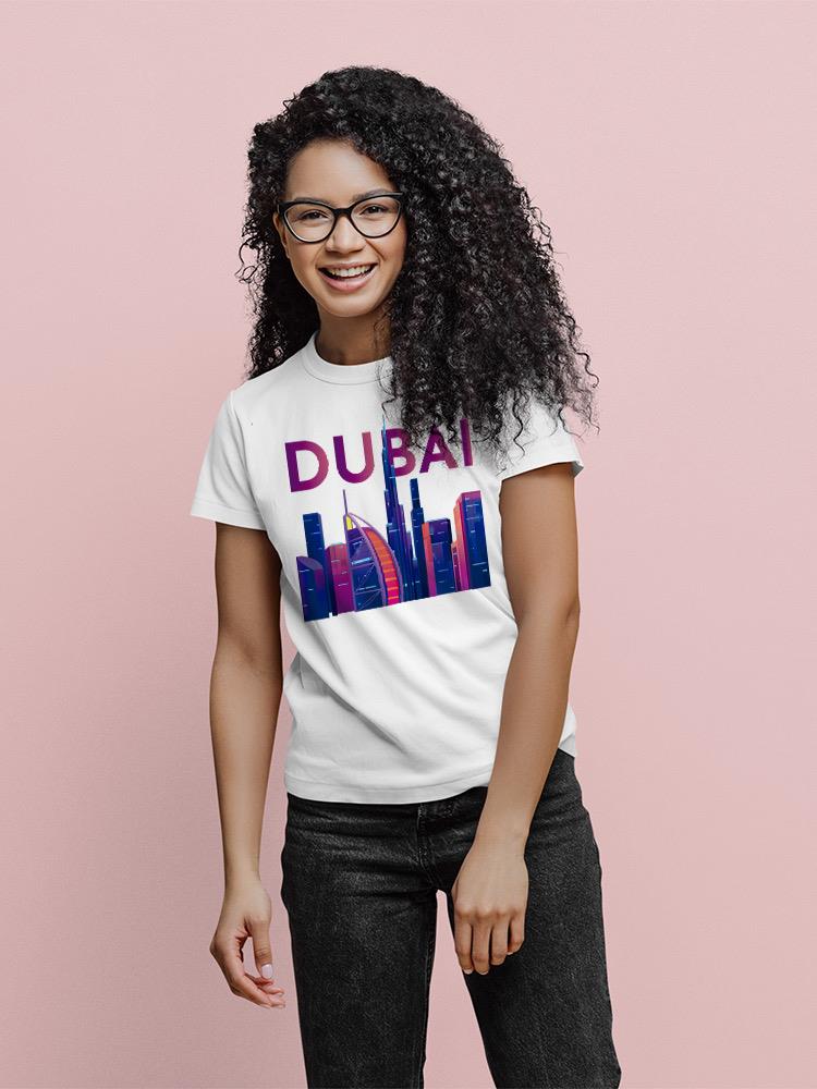 Dubai Cityscape. T-shirt -SPIdeals Designs