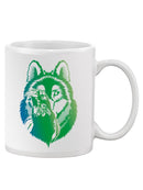 Wolf And Raven Art Mug -SPIdeals Designs