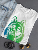 Wolf And Raven Art T-shirt -SPIdeals Designs