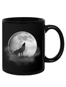 Wolf Howling At The Moon
 Mug -SPIdeals Designs